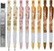 12-Pack Capybara Mechanical Pencils with Built-In Sharpener – 2.0mm Non-Sharpening Automatic Pencils with 12 2B Lead Refills – Fun School, Drawing, and Writing Supplies (Black)
